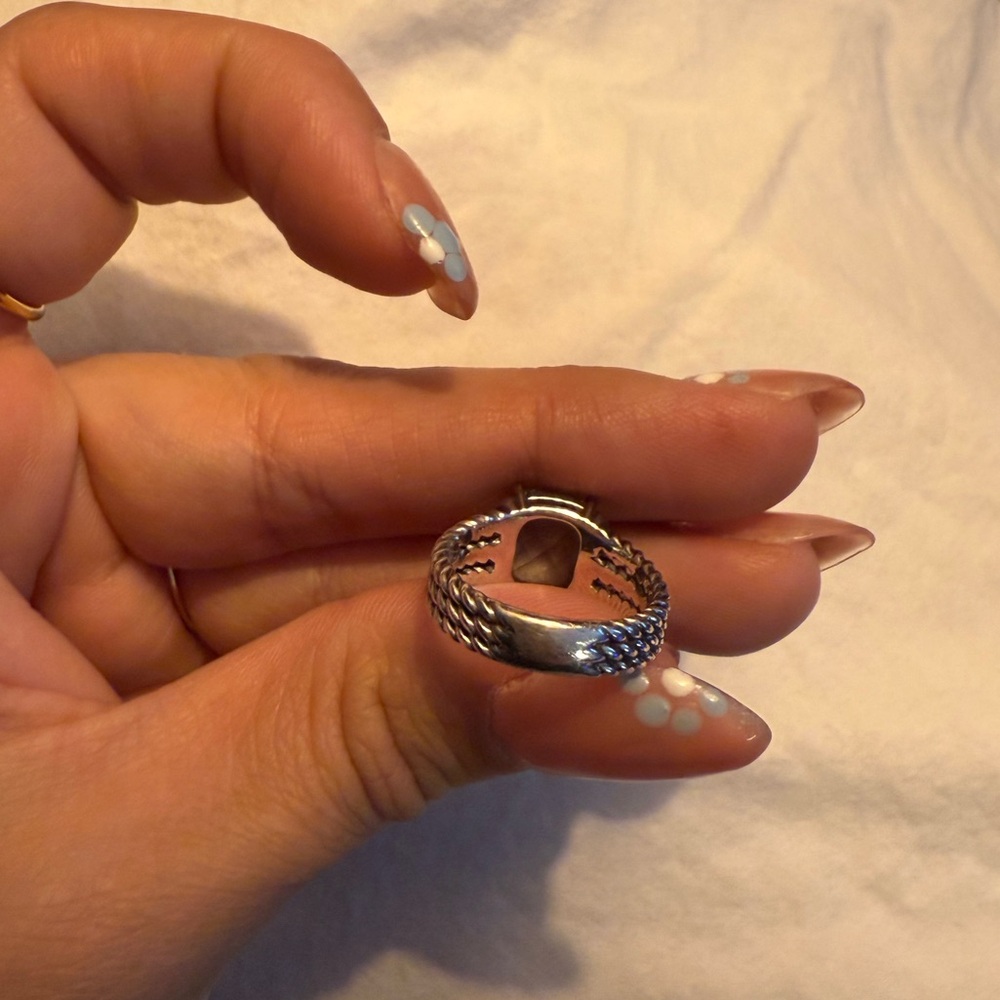 Petite Wheaton Prasiolite ring David yurman size 5.5 - Picture 2 of 5